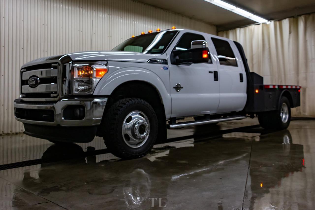 2016 Ford F-350 4x4 Crew Cab XLT Deck Diesel Red Deer AB