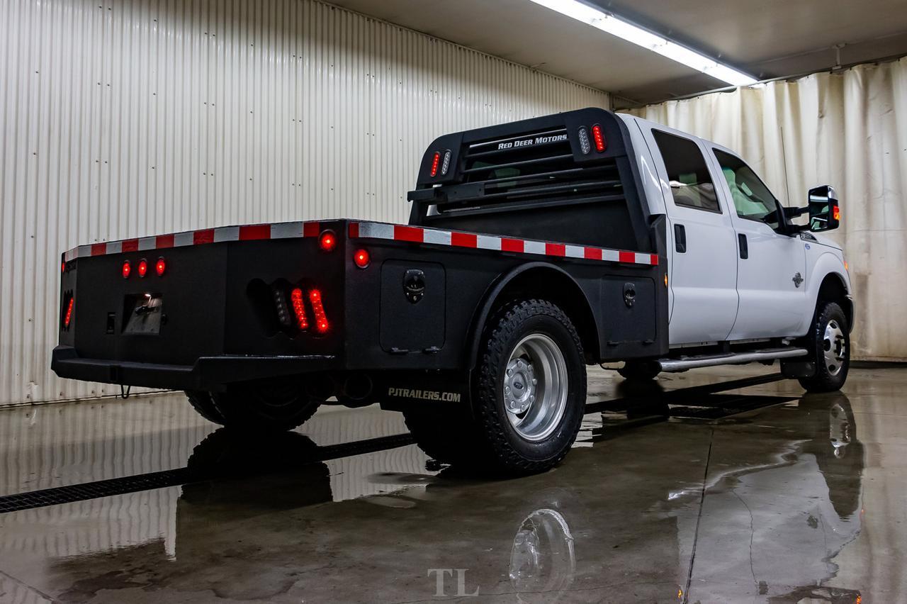 2016 Ford F-350 4x4 Crew Cab XLT Deck Diesel Red Deer AB