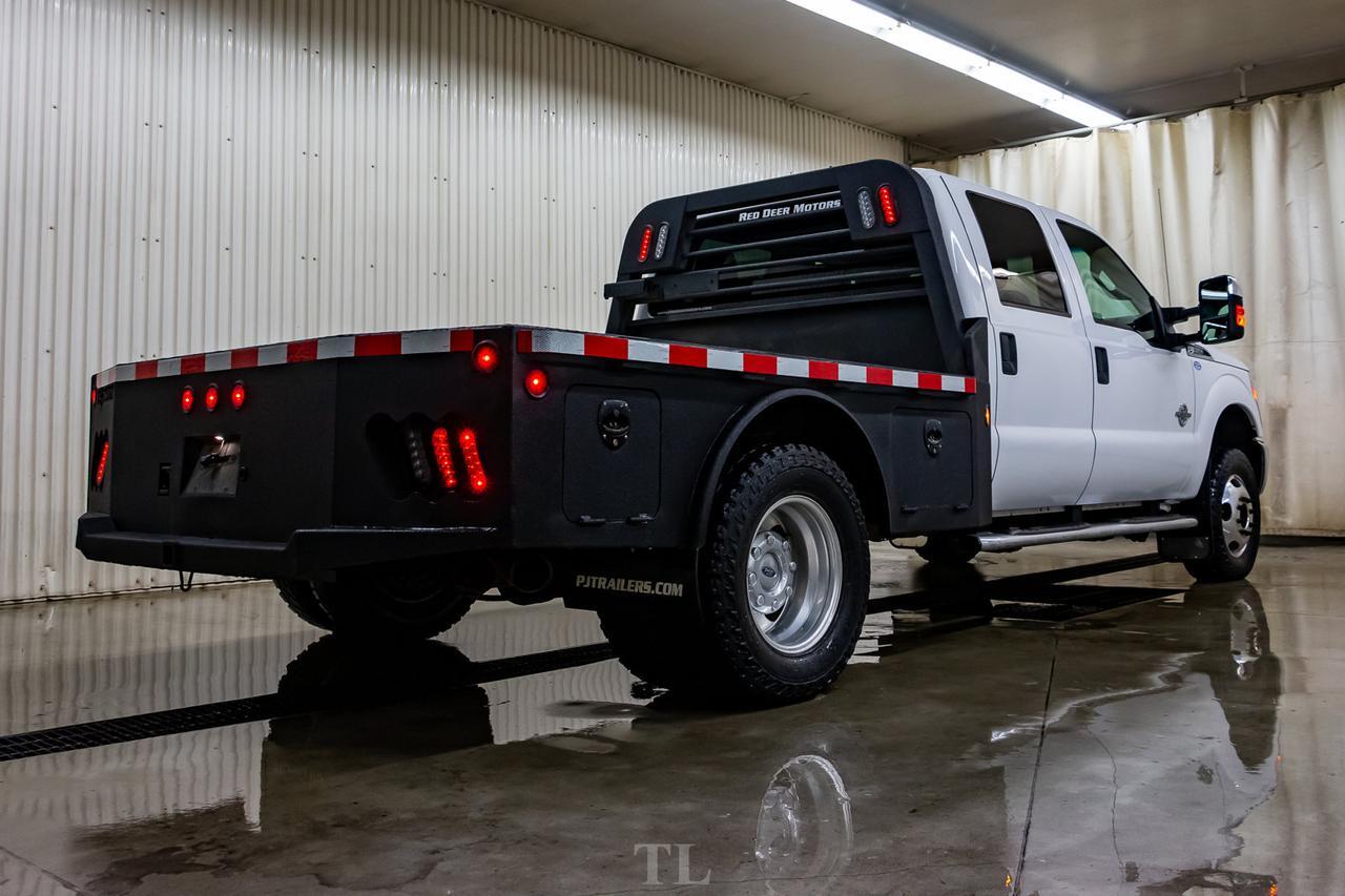 2016 Ford F-350 4x4 Crew Cab XLT Deck Diesel Red Deer AB