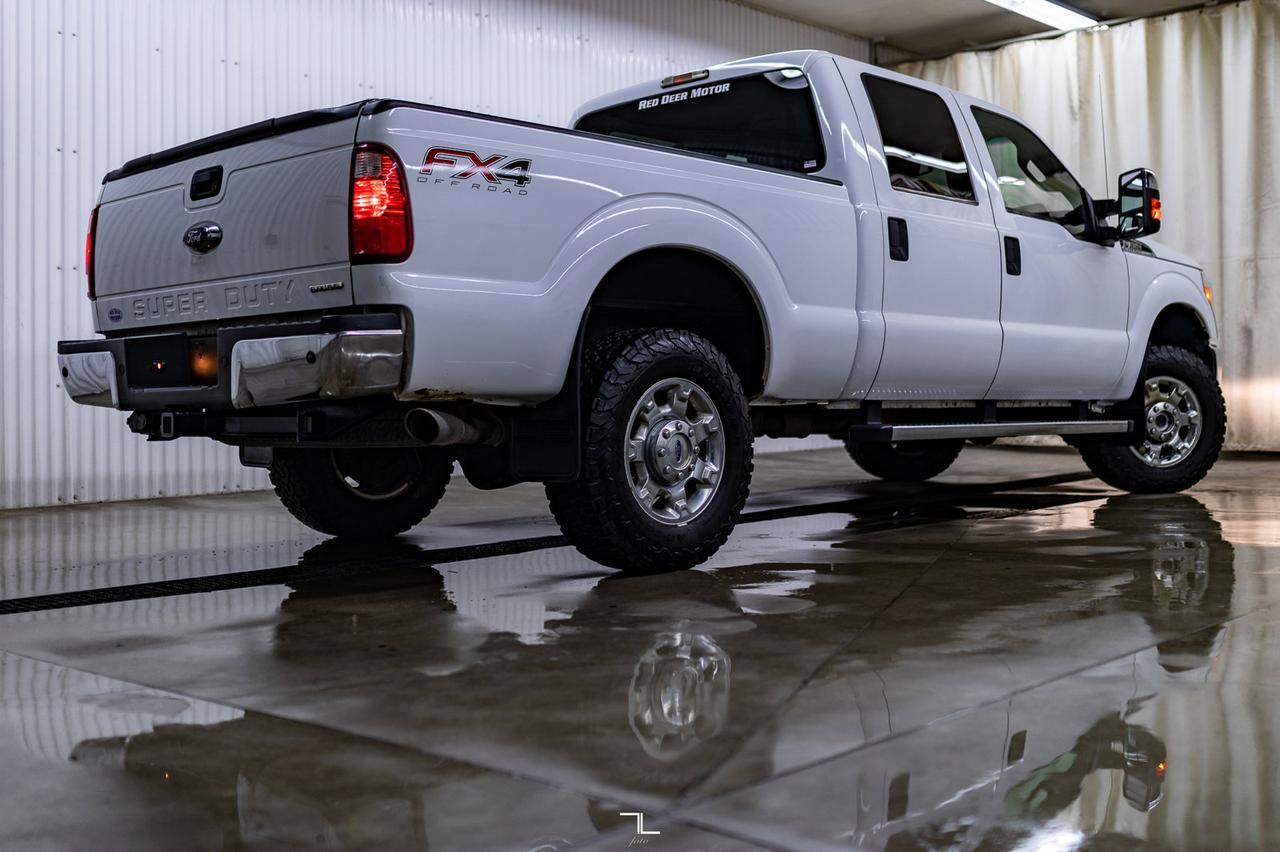 2016 Ford F-350 4x4 Crew Cab XLT FX4 BCam Red Deer AB