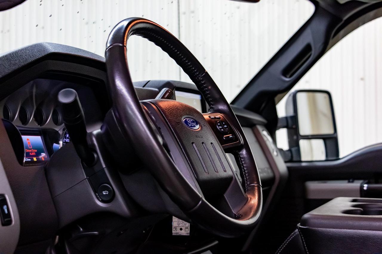 2016 Ford F-350 4x4 Super Cab Lariat Diesel Leather Nav BCam Red Deer AB