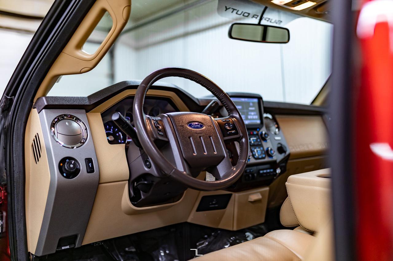 2016 Ford F-350 4x4 Super Cab Lariat Longbox Diesel Leather Nav Red Deer AB