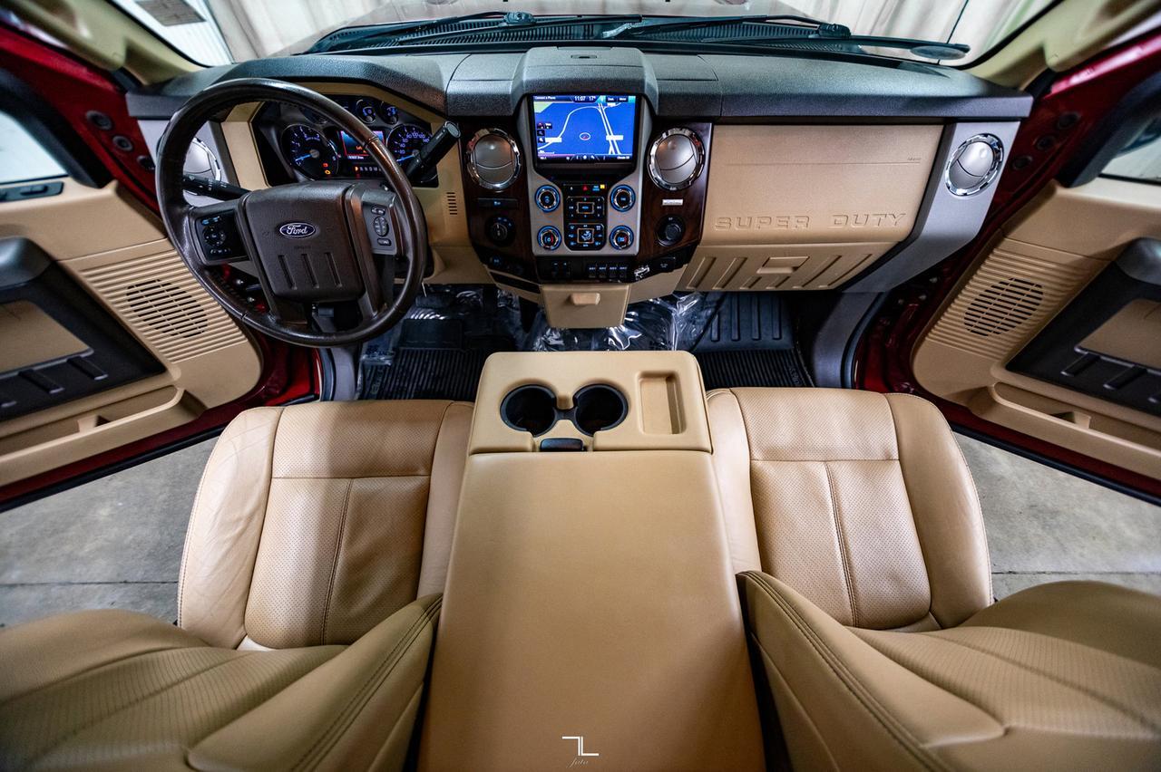 2016 Ford F-350 4x4 Super Cab Lariat Longbox Diesel Leather Nav Red Deer AB