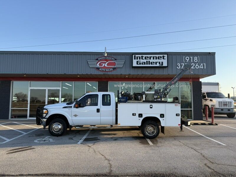 2016 Ford F-350 DRW 4x4 Diesel Utility w/ Crane XL Collinsville OK