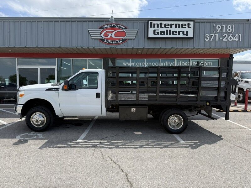2016 Ford F-350 DRW 4x4 Stake Flatbed w/ Lift Gate XL Collinsville OK