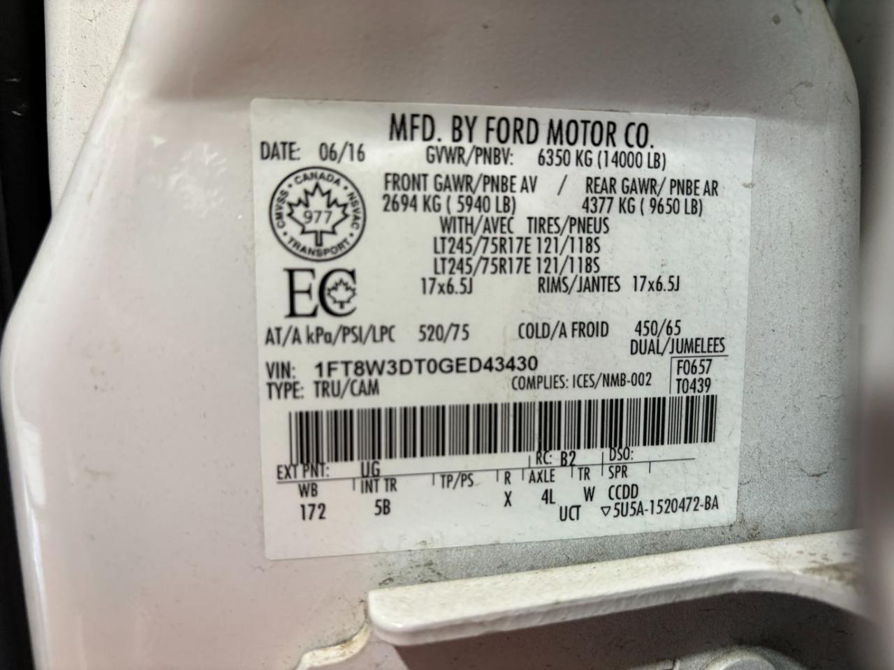 2016 Ford F-350 LARIAT Franklin OH