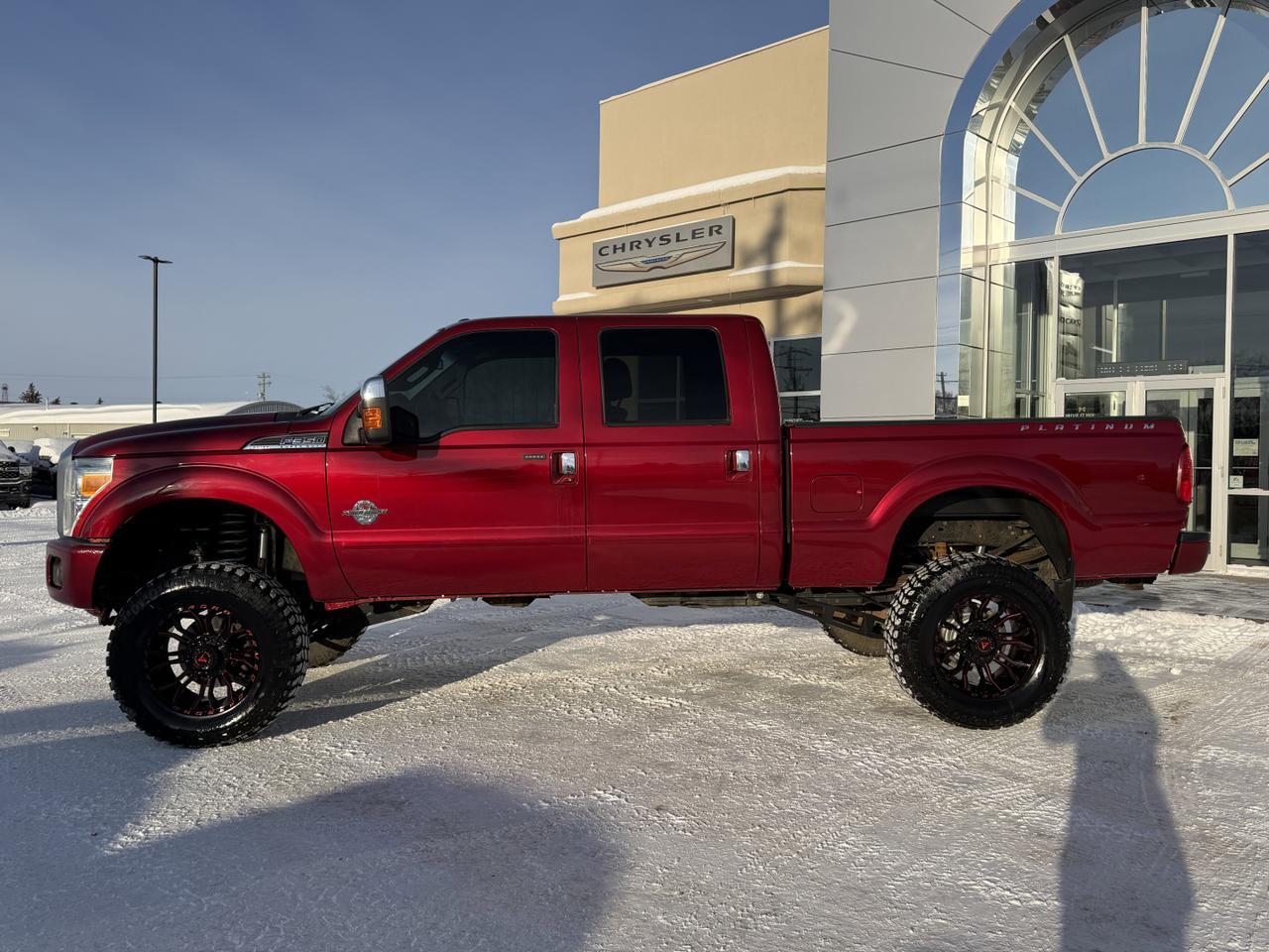 2016 Ford F-350 SRW Super Duty Crew Cab 4x4 | Platinum | 6" Lift | 37" Tires | Deleted | Tuned | Fully Loaded Redwater AB