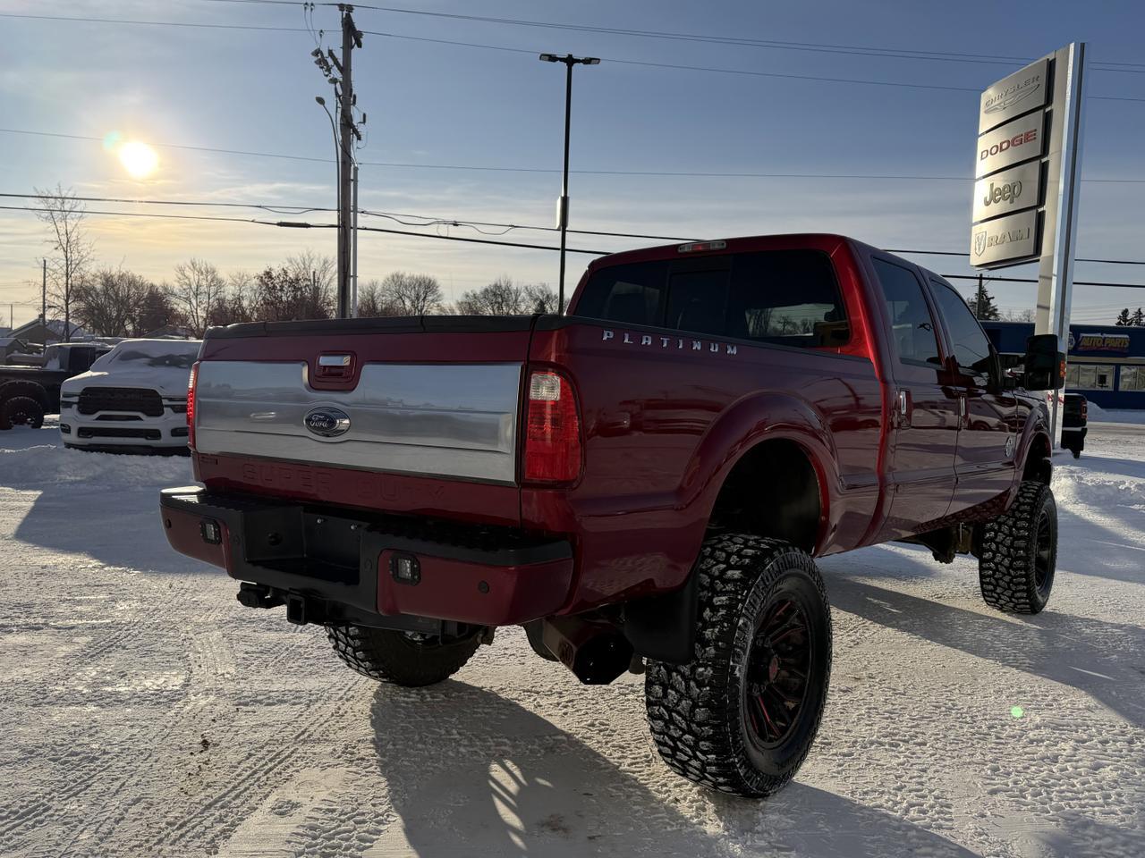 2016 Ford F-350 SRW Super Duty Crew Cab 4x4 | Platinum | 6" Lift | 37" Tires | Deleted | Tuned | Fully Loaded Redwater AB