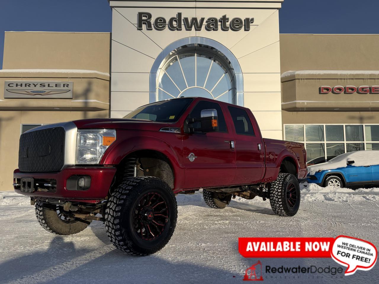 2016 Ford F-350 SRW Super Duty Crew Cab 4x4 | Platinum | 6" Lift | 37" Tires | Deleted | Tuned | Fully Loaded