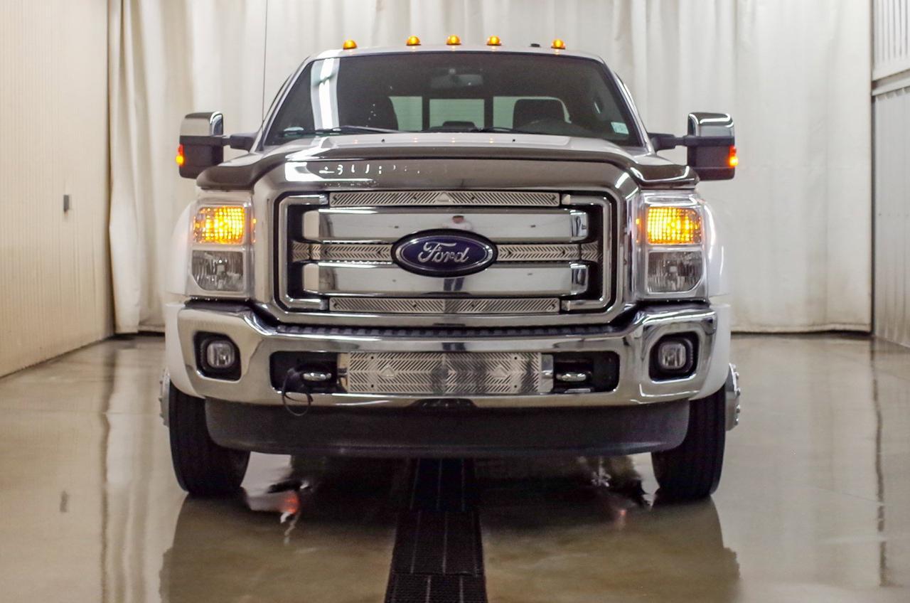 2016 Ford F-450 4x4 Crew Cab Lariat FX4 Dually Diesel Red Deer AB