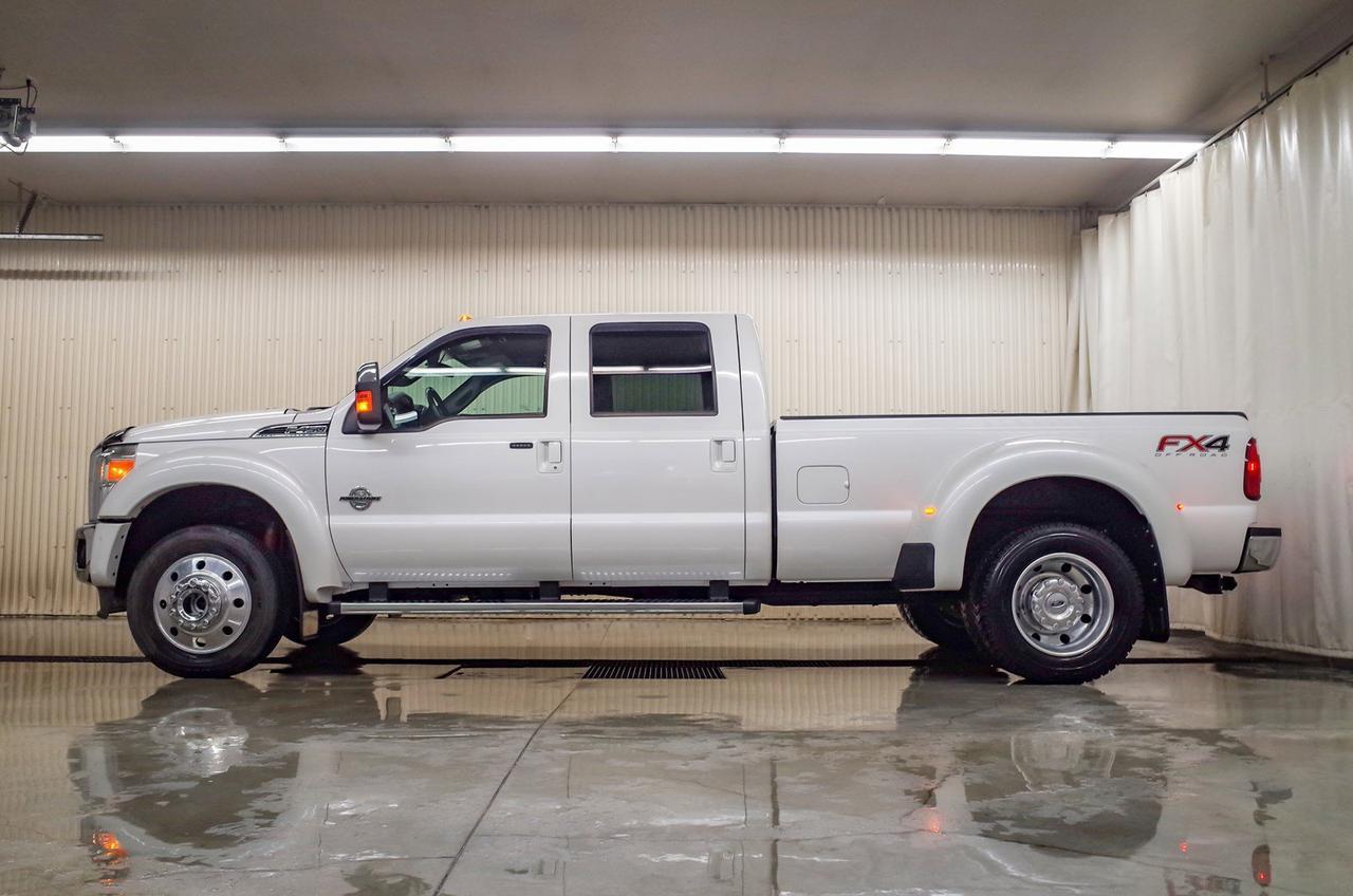 2016 Ford F-450 4x4 Crew Cab Lariat FX4 Dually Diesel Red Deer AB