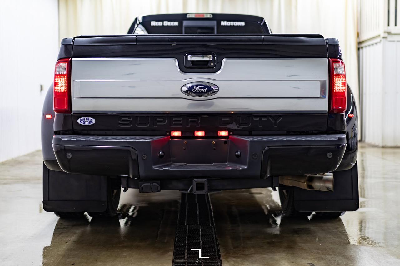 2016 Ford F-450 4x4 Crew Cab Platinum Dually Diesel Leather Roof Nav BCam Red Deer AB