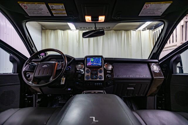 2016 Ford F-450 4x4 Crew Cab Platinum Dually Diesel Leather Roof Nav BCam Red Deer AB