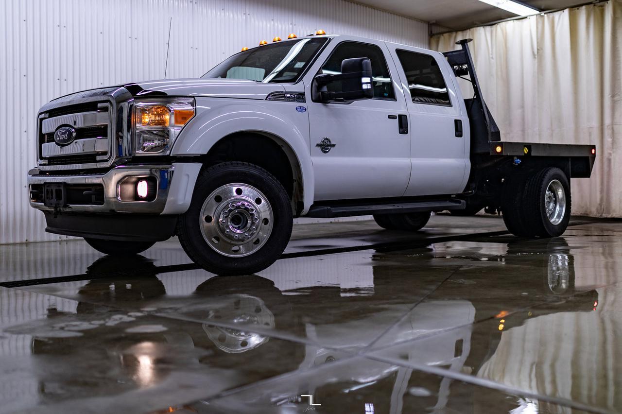 2016 Ford F-450 4x4 Crew Cab XLT Deck Diesel Red Deer AB