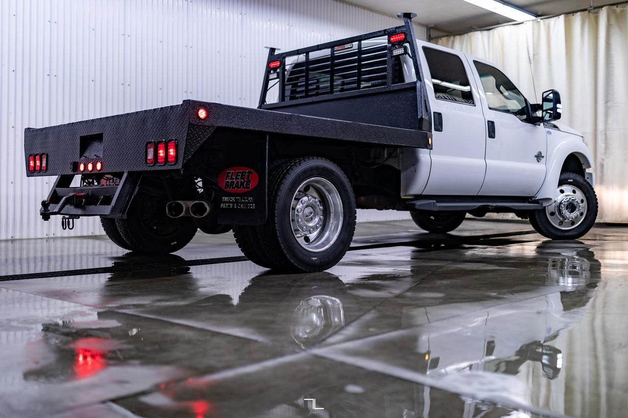 2016 Ford F-450 4x4 Crew Cab XLT Deck Diesel Red Deer AB