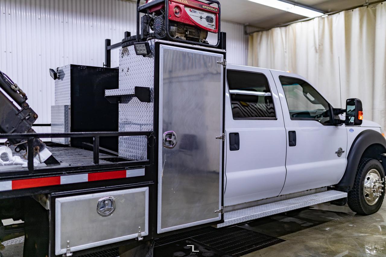 2016 Ford F-550 4x4 Crew Cab XLT Picker Diesel Red Deer AB