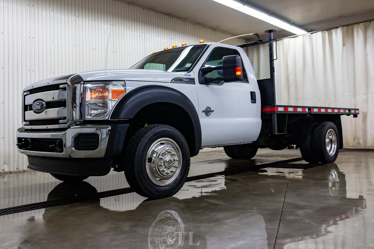 2016 Ford F-550 4x4 Reg Cab XLT Deck Diesel Red Deer AB