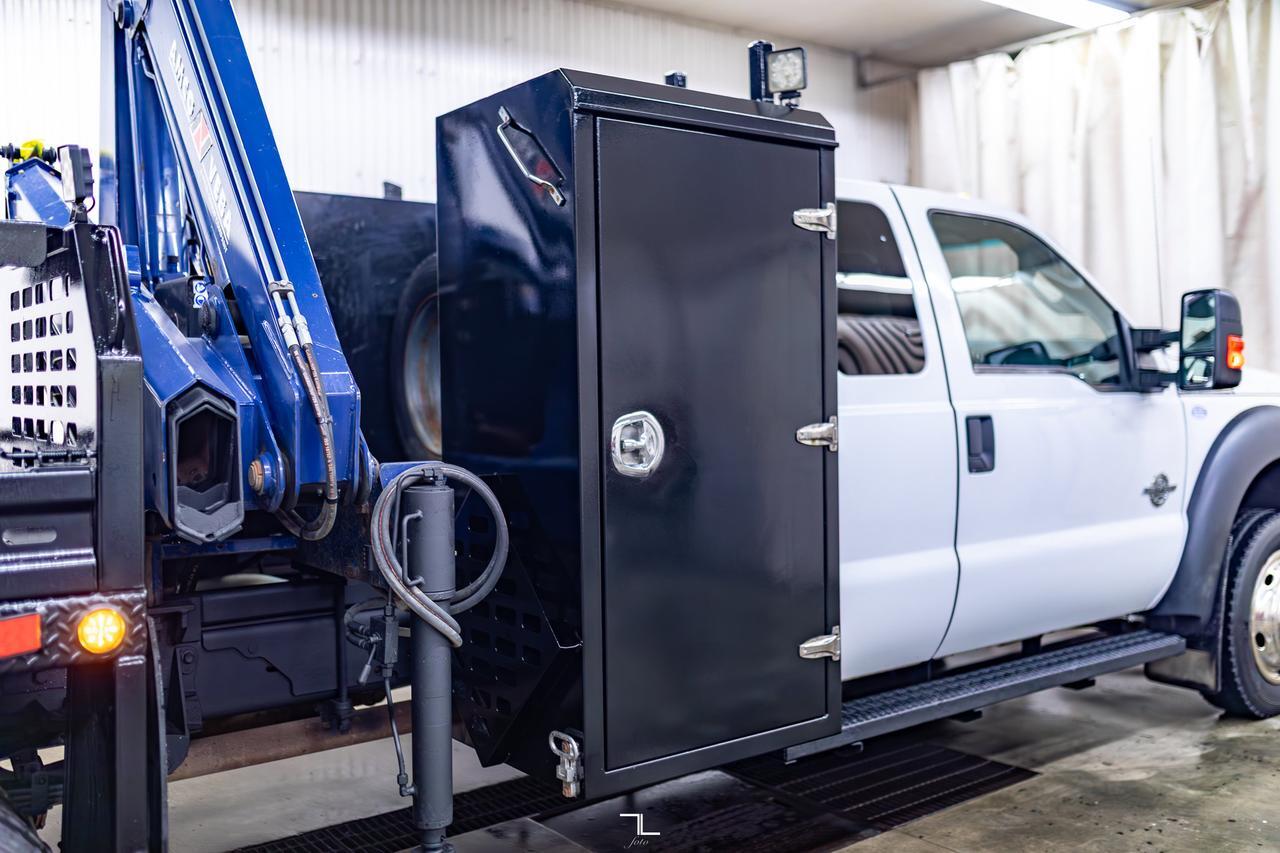 2016 Ford F-550 4x4 Super Cab XLT Picker Deck Diesel Red Deer AB