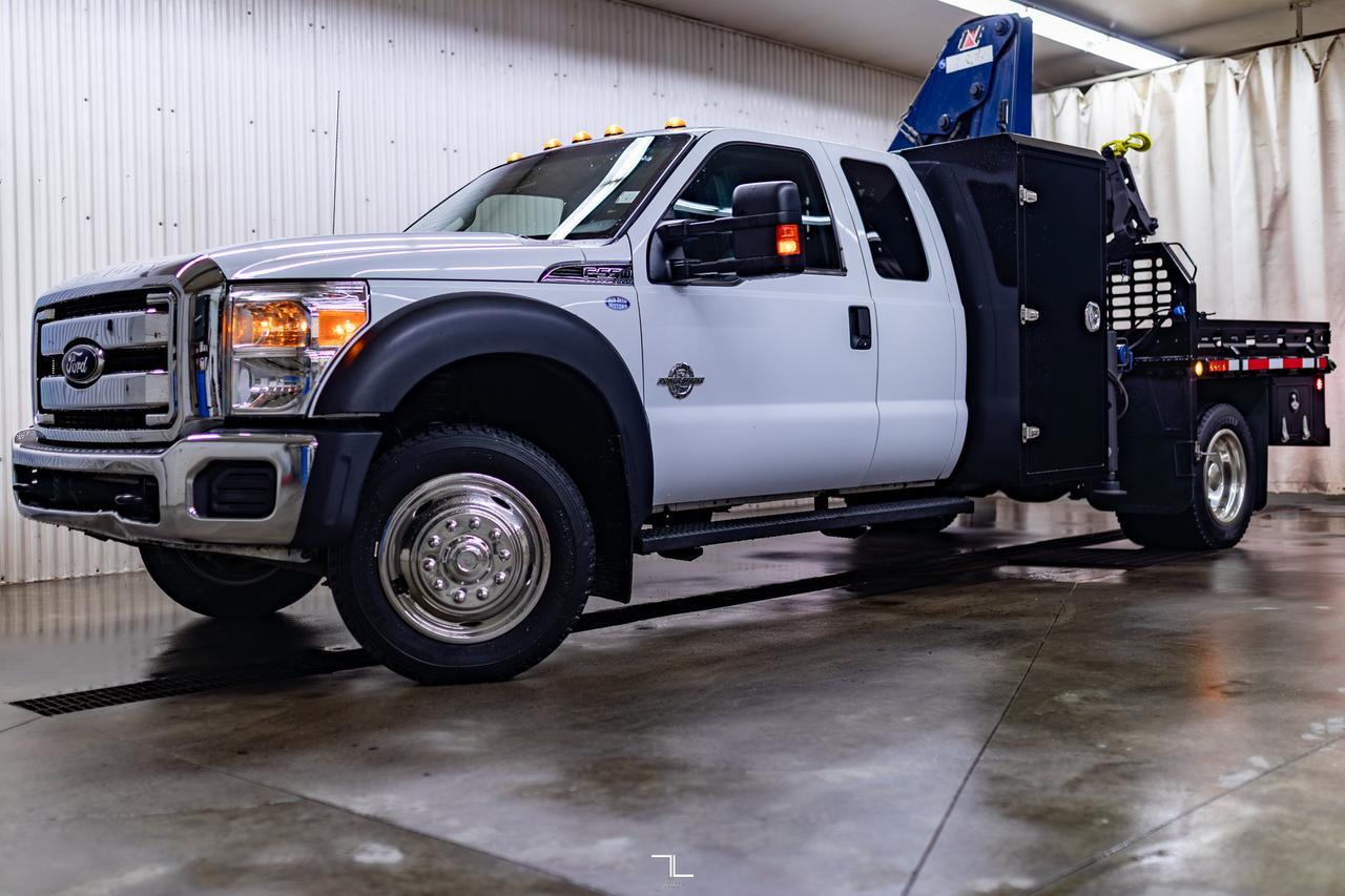 2016 Ford F-550 4x4 Super Cab XLT Picker Deck Diesel Red Deer AB