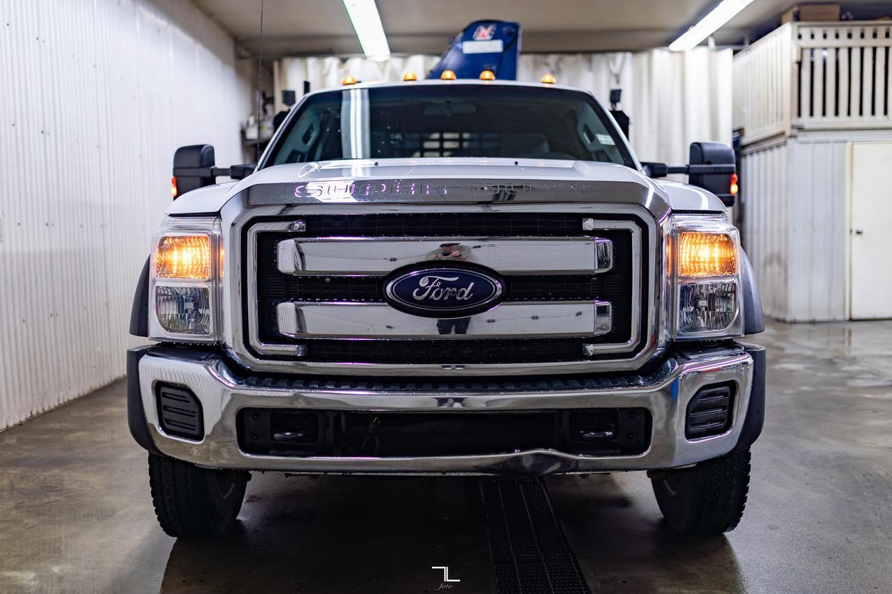 2016 Ford F-550 4x4 Super Cab XLT Picker Deck Diesel Red Deer AB