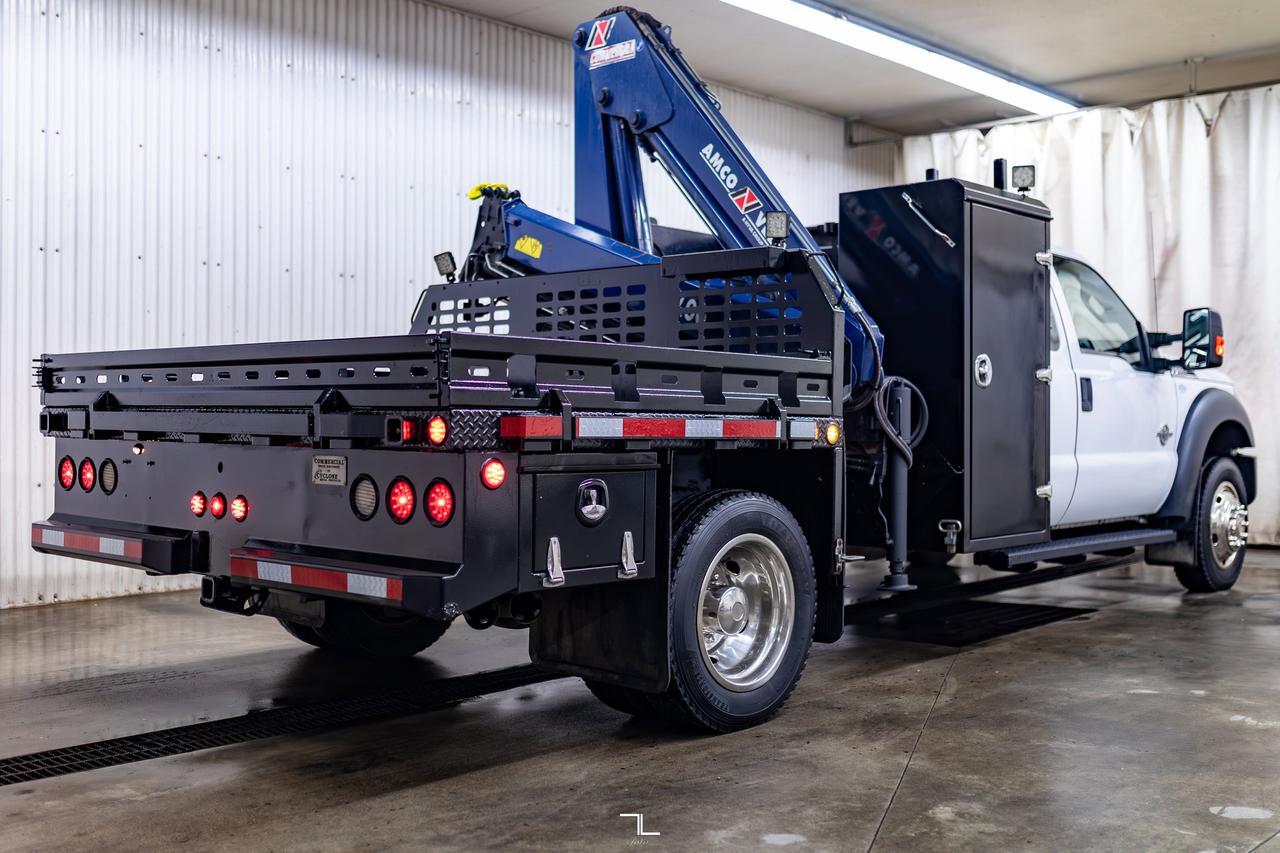 2016 Ford F-550 4x4 Super Cab XLT Picker Deck Diesel Red Deer AB