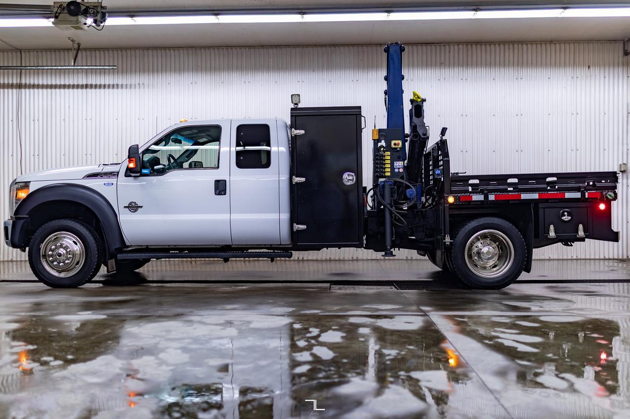 2016 Ford F-550 4x4 Super Cab XLT Picker Deck Diesel Red Deer AB