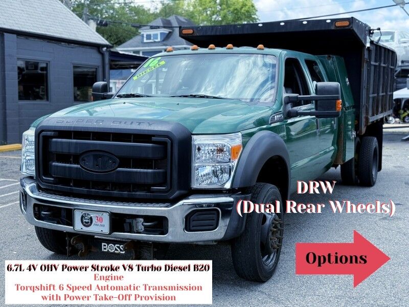 2016 Ford F-550 Chassis XL Crew Cab DRW 11-FT Steel Dump Body Arlington VA