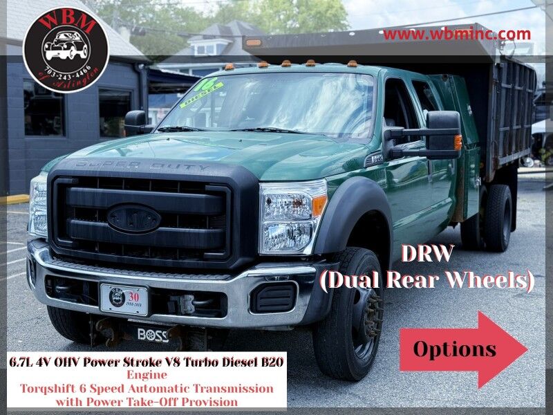 2016 Ford F-550 Super Duty Chassis XL Crew Cab 200 RWD w/ Dump Body