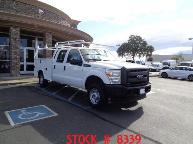 2016 Ford F250 Utility ~ 4x4 ~ Crew Cab ~ Rack ~ Only 62K Miles! Rocklin CA