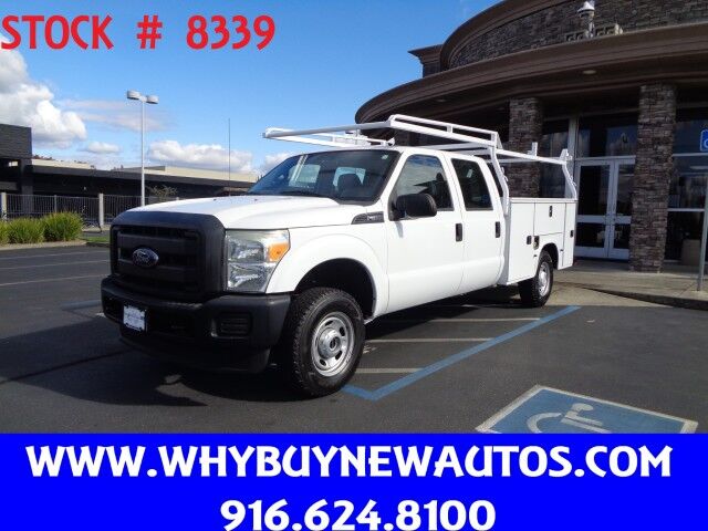 2016 Ford F250 Utility ~ 4x4 ~ Crew Cab ~ Rack ~ Only 62K Miles! Rocklin CA