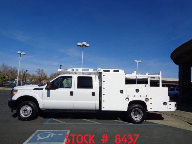 2016 Ford F350 Contractor Bed ~ Crew Cab ~ 4x4 ~ Rack ~ Dually ~ Only 68K Miles! Rocklin CA