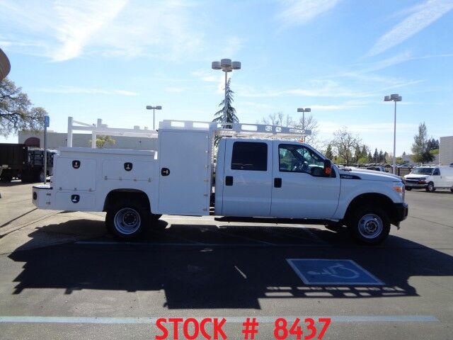 2016 Ford F350 Contractor Bed ~ Crew Cab ~ 4x4 ~ Rack ~ Dually ~ Only 68K Miles! Rocklin CA