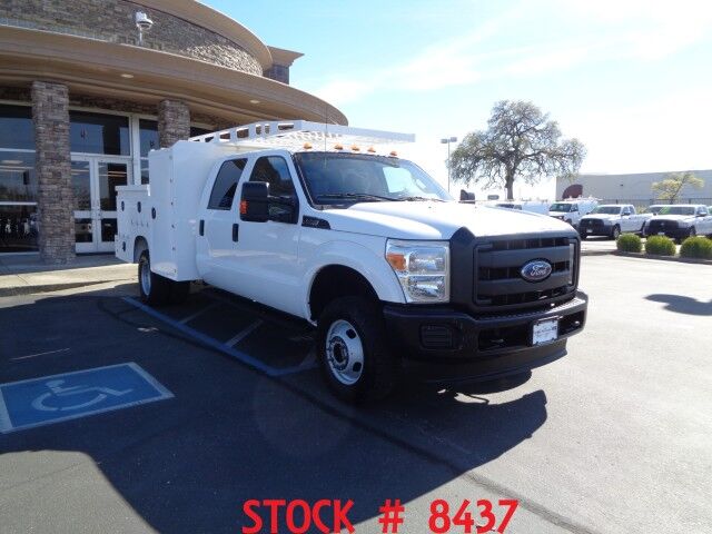 2016 Ford F350 Contractor Bed ~ Crew Cab ~ 4x4 ~ Rack ~ Dually ~ Only 68K Miles! Rocklin CA