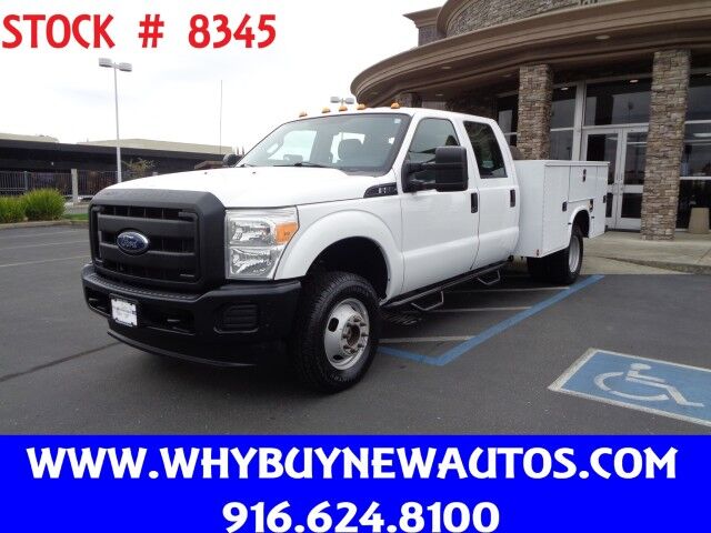 2016 Ford F350 Utility ~ 4x4 ~ Crew Cab ~ Dually ~ Only 40K Miles!