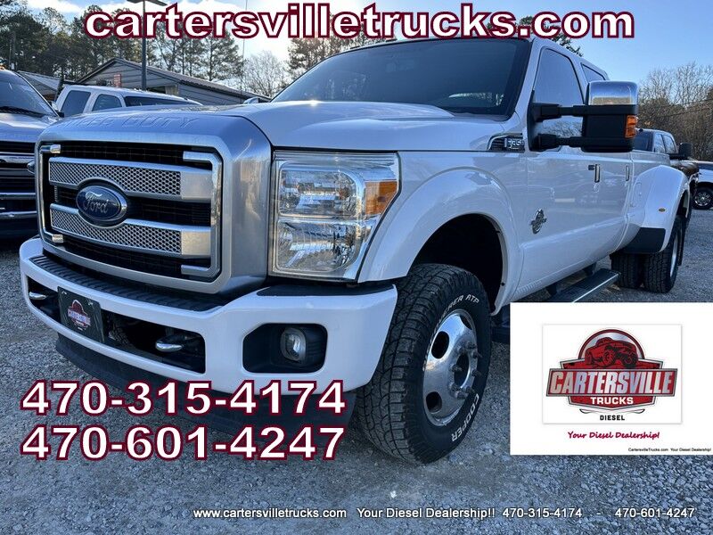 Used 2016 Ford F350sd Platinum 4X4 DUALLY in Cartersville GA