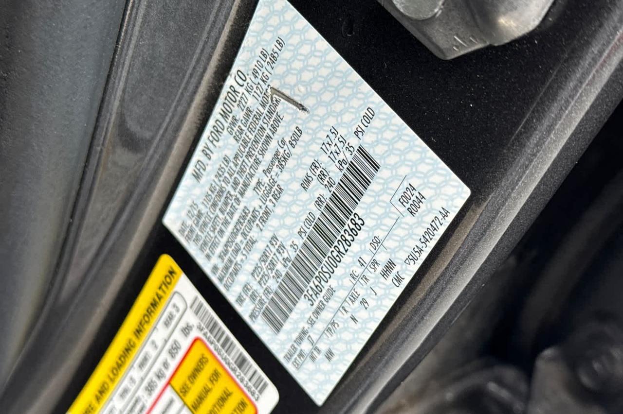 2016 Ford Fusion Energi Titanium Roseville CA