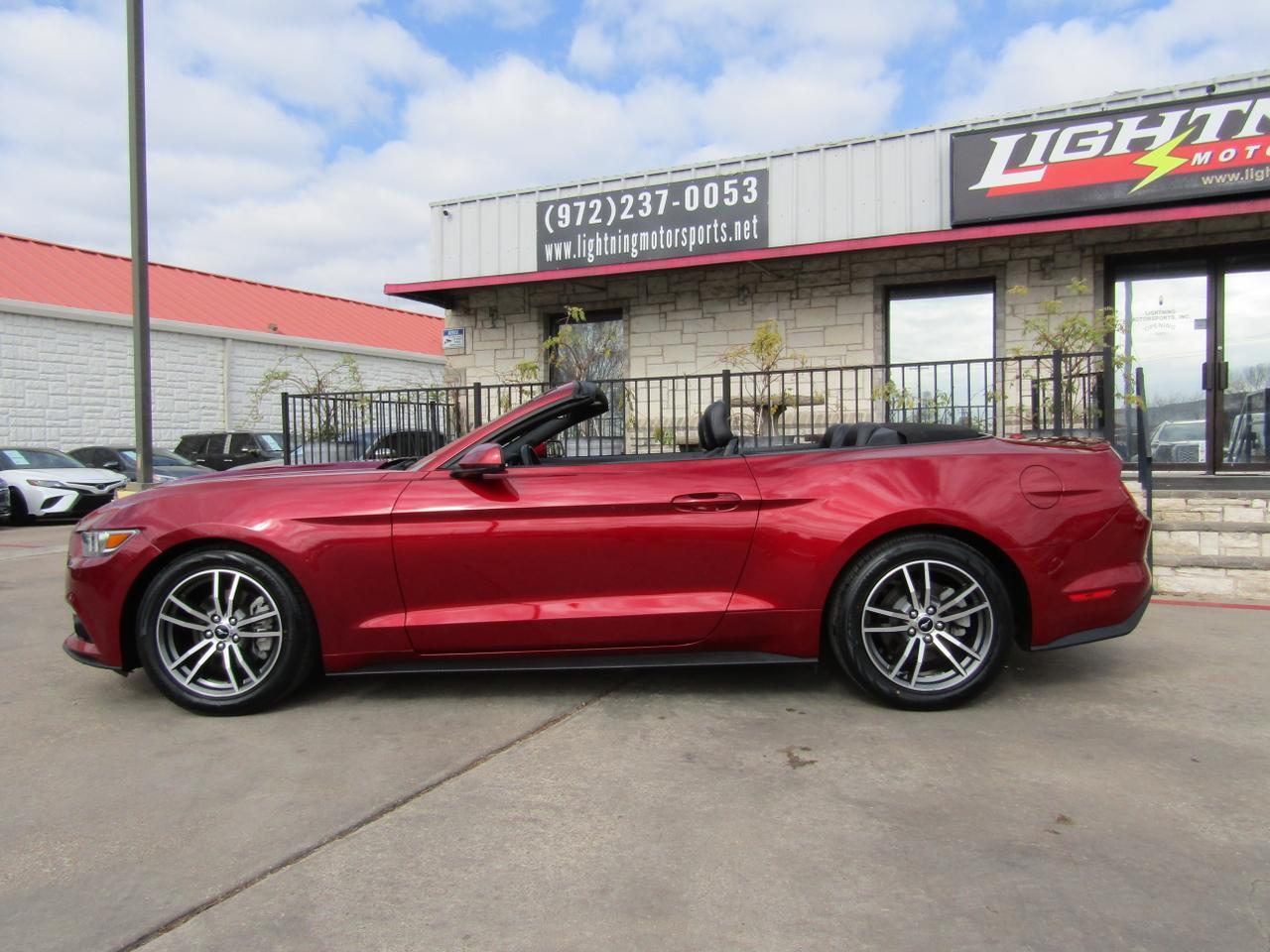 2016 Ford Mustang 2dr Conv EcoBoost Premium Grand Prairie TX