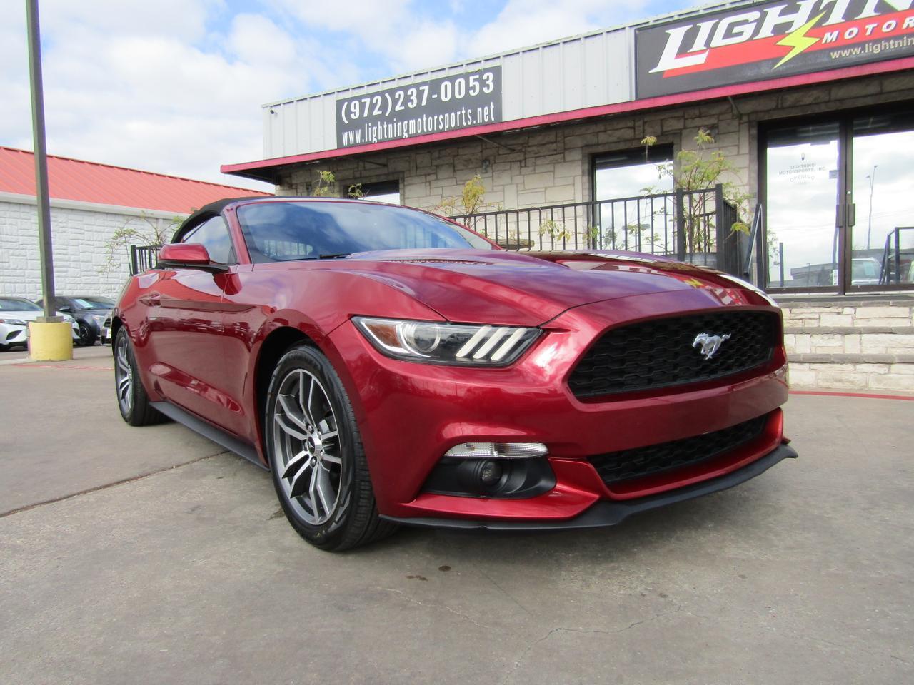 2016 Ford Mustang 2dr Conv EcoBoost Premium Grand Prairie TX