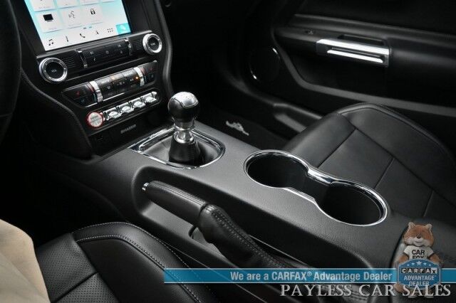 2016 Ford Mustang GT Premium / 6-Spd Manual / 5.0L V8 / Heated & Cooled Leather Seats / Navigation / Bluetooth / Back Up Camera / Shaker Audio / Rockford Fosgate Subwoofer / Keyless Entry & Start / Cruise Control / Only 20k Miles / 1-Owner Anchorage AK