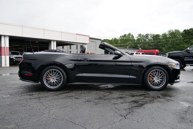 2016 Ford Mustang GT Premium Convertible / Heated & Cooled Seats / 5.0L V8! High Point NC