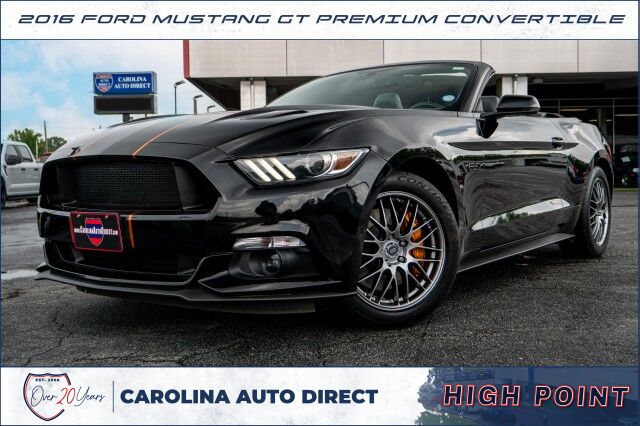 2016 Ford Mustang GT Premium Convertible / Heated & Cooled Seats / 5.0L V8!