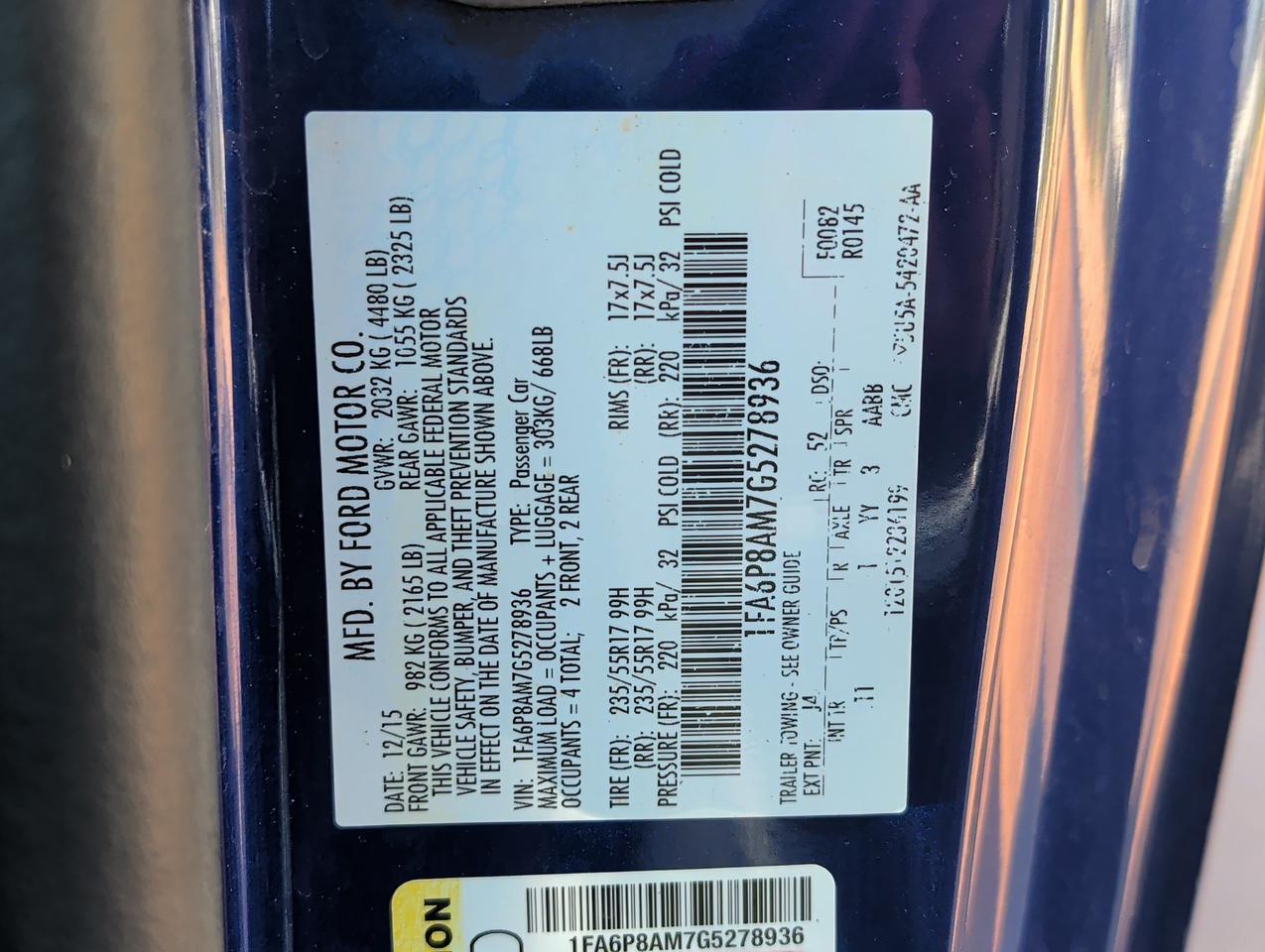 2016 Ford Mustang V6 San Juan TX