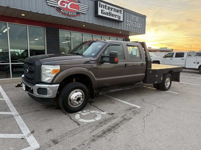 2016 Ford Super Crew F-350 DRW 4x4 Flatbed
