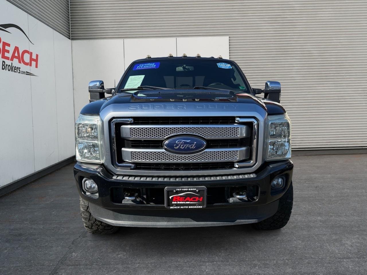 2016 Ford Super Duty F-350 SRW Platinum, HEATED AND VENTILTED SEATS, TOW HOOKS, TOW PACKAGE, UNIVERSAL GARAGE DOOR OPENER, NAVIGATION, SUNROOF, POWER SLIDING REAR WINDOW, HEATED STEERING WHEEL, BED LINER, RUNNING BOARDS, MOTO METAL WHEELS, LOW MILES, CLEAN CARFAX! Norfolk VA