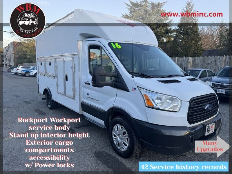 2016 Ford Transit Chassis 350 HD 9950 GVWR 156 with Rockport Service Body