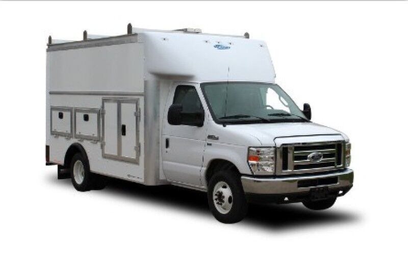 2016 Ford Transit Chassis 350 HD 9950 GVWR 156 with Rockport Service Body