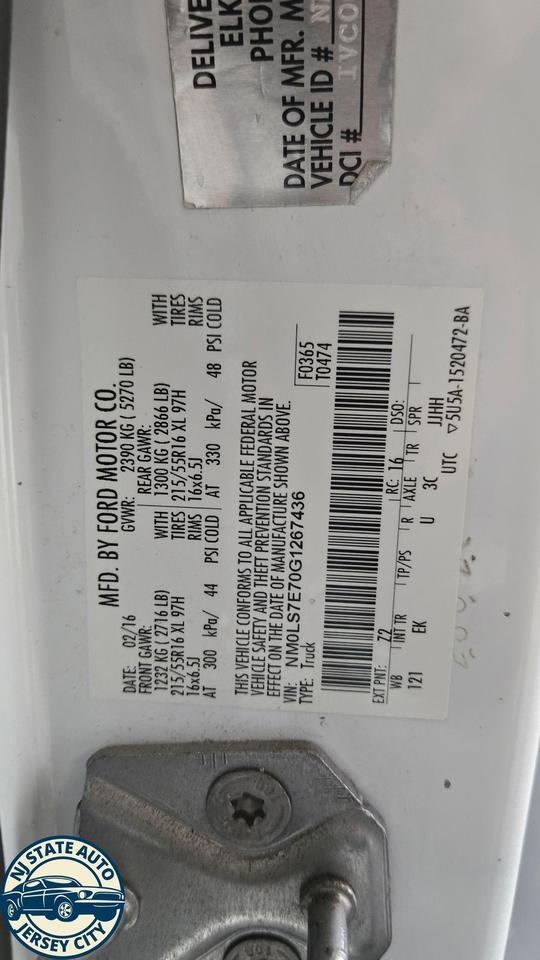 2016 Ford Transit Connect XL Jersey City NJ