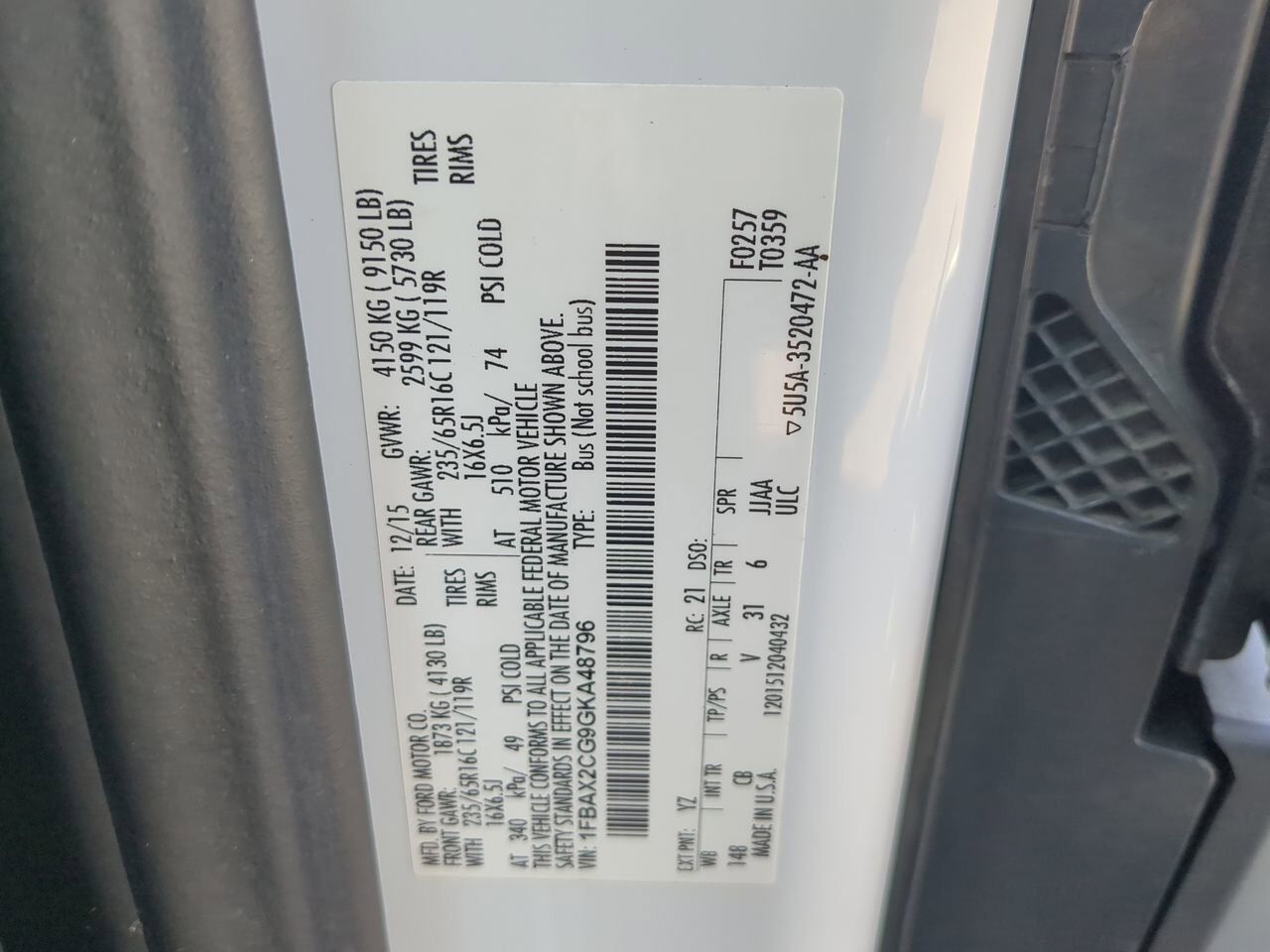 2016 Ford Transit Wagon XLT Winder GA