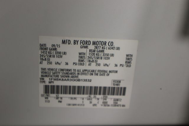 2016 Ford Utility Police Interceptor Base Raleigh NC