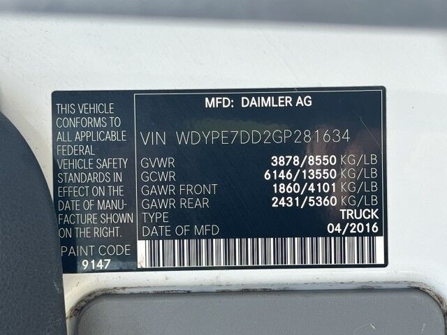 2016 Freightliner Sprinter Refrigerated Van Homestead FL